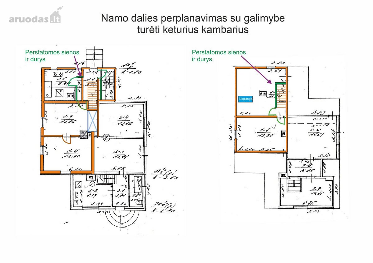 Kartu Parduodami 2 Nt Objektai Sklype: Namo - nuotraukos Nr. 15