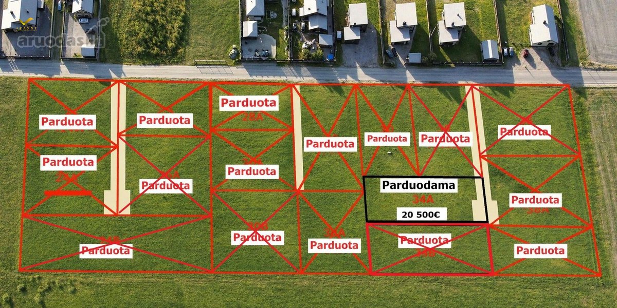 Parduodamas namų valdos sklypas Kretingos r.,