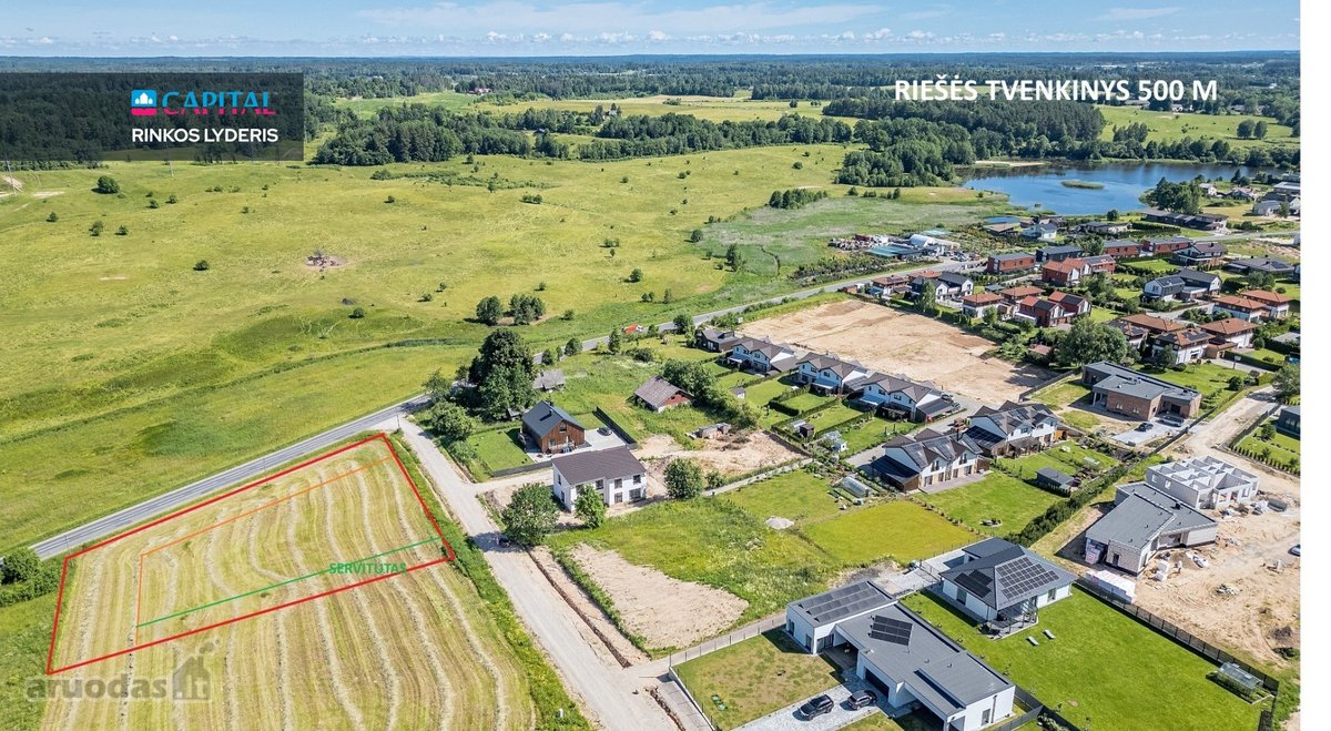 Parduodami Du Besiribojantys Sklypai Riešėje - nuotraukos Nr. 2