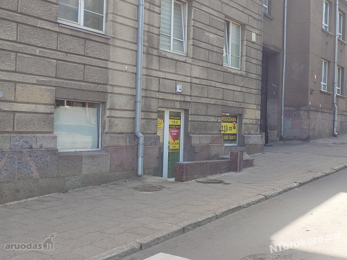 Parduodamos komercinės patalpos Vilniaus