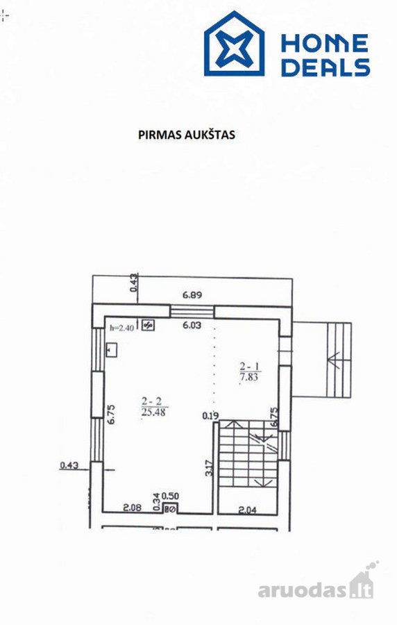 Šis dviejų aukštų sublokuotas namas prie pat - nuotraukos Nr. 34