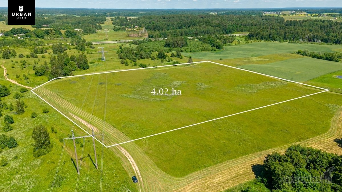 Erdvus 4 Ha Žemės Sklypas Strategiškai - nuotraukos Nr. 2