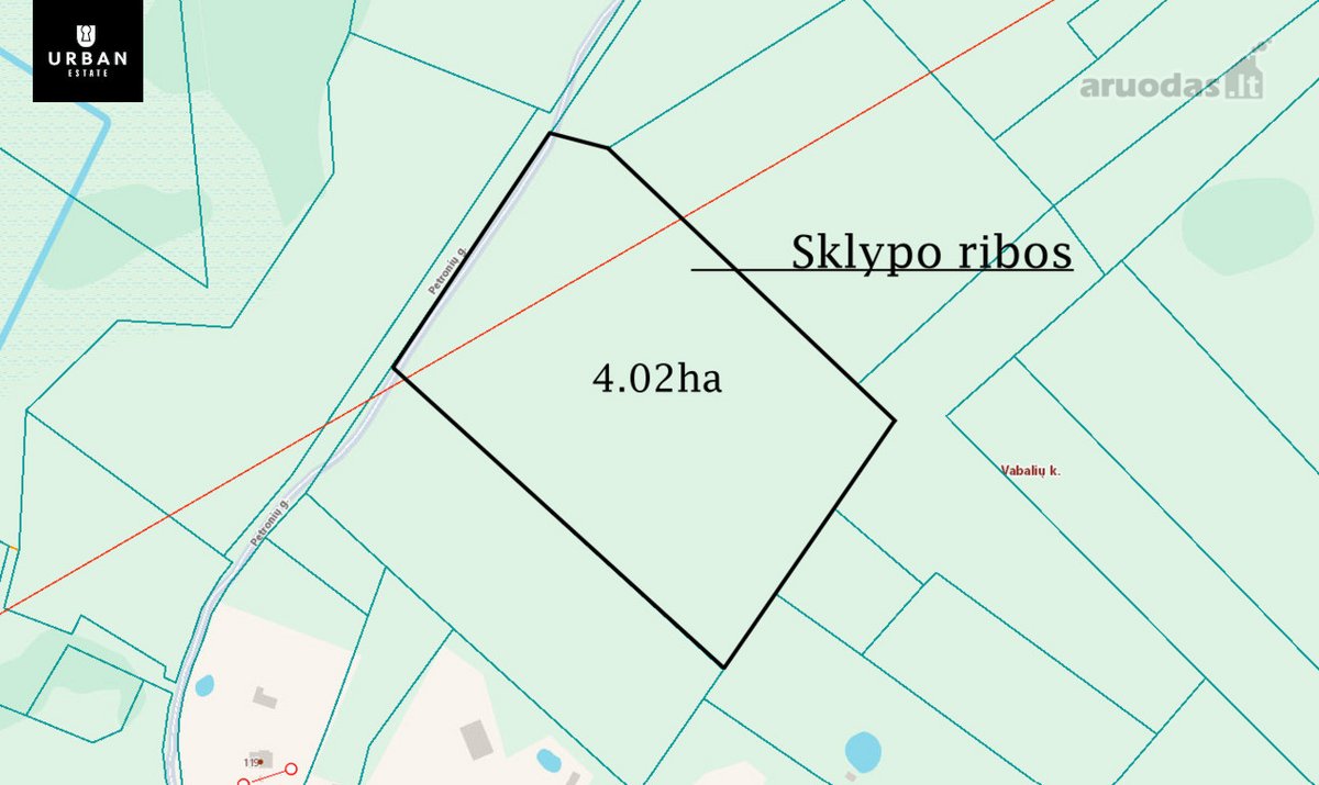 Erdvus 4 Ha Žemės Sklypas Strategiškai - nuotraukos Nr. 3