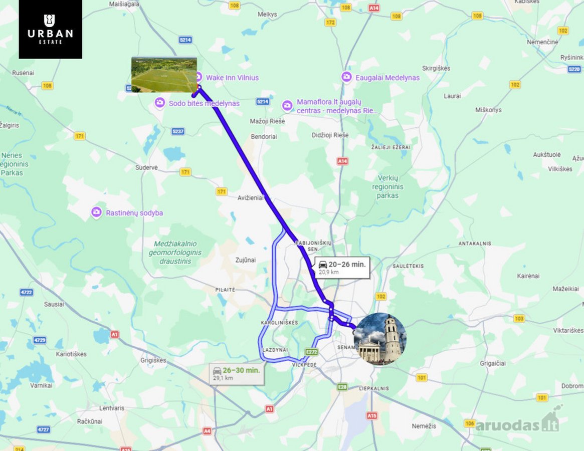 Erdvus 4 Ha Žemės Sklypas Strategiškai - nuotraukos Nr. 13