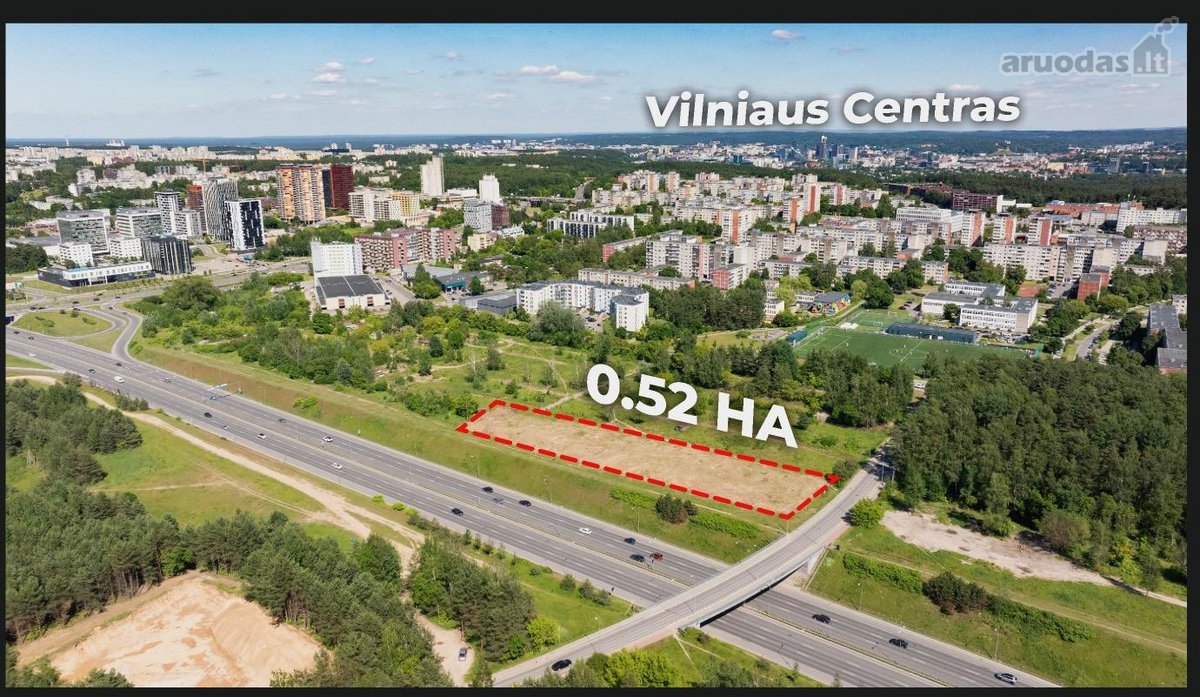 - 52,4 a. komercinės paskirties sklypas su