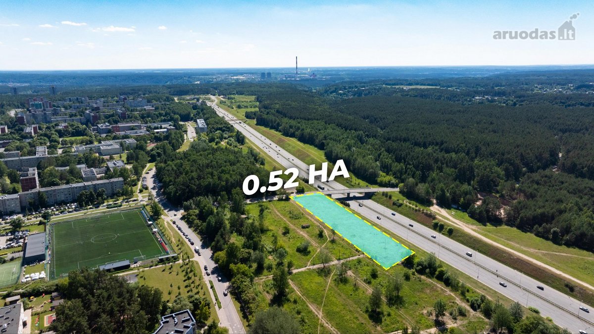 - 52,4 a. komercinės paskirties sklypas su - nuotraukos Nr. 2
