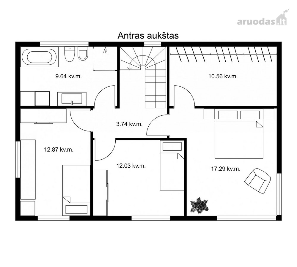 Parduodamas Prabangus Namas Klaipėdos R., - nuotraukos Nr. 49