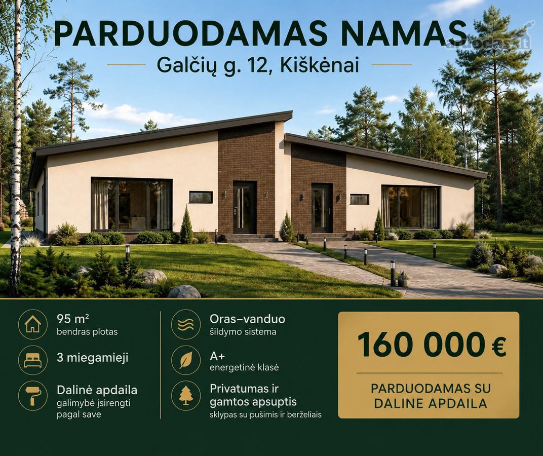 Parduodamas A+ Klasės Dvibutis Namas Galčių G - nuotraukos Nr. 2