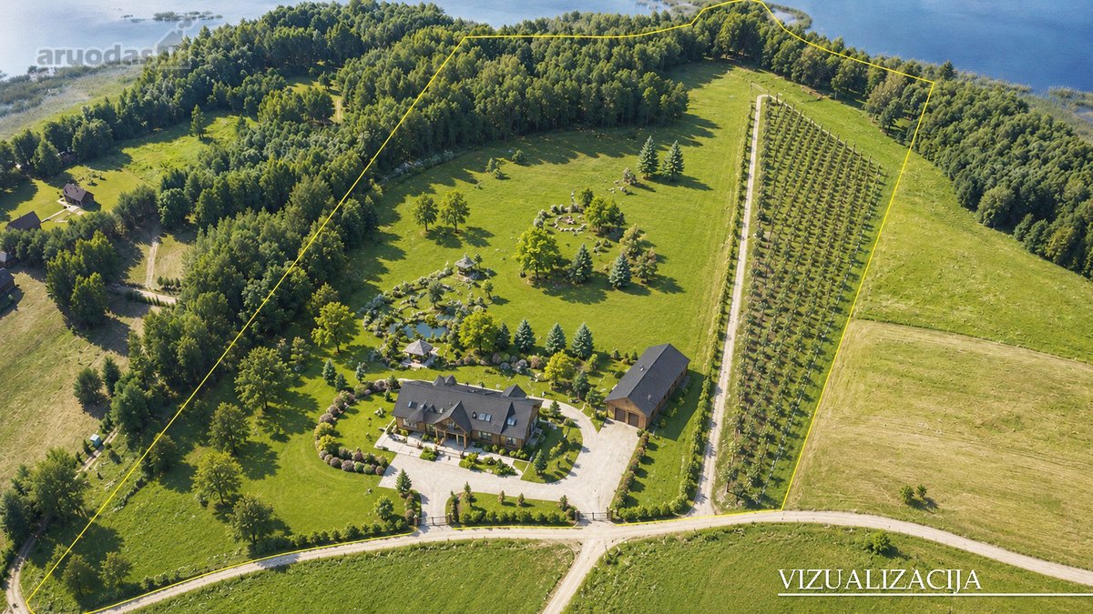 Parduodama Išskirtinė 8,3350 Ha Sodyba Su