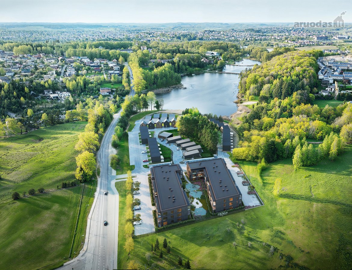 Naujas, 2 Kambarių Butas Su Erdviu Balkonu Ir