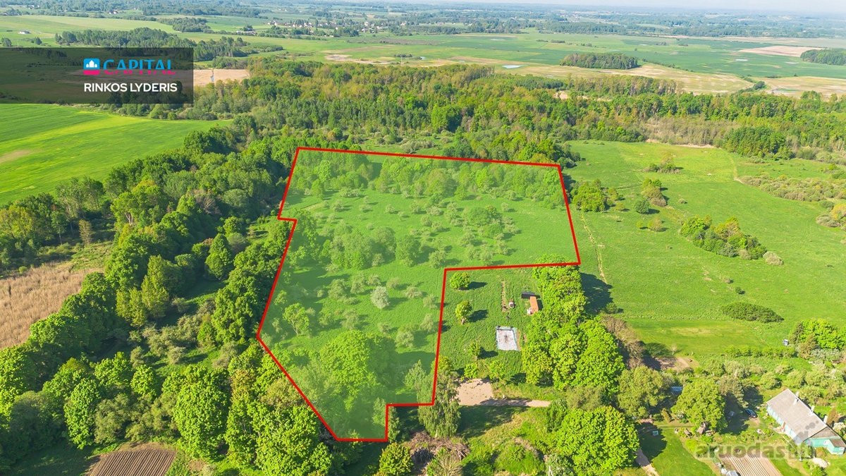 Parduodamas 4.9915 ha žemės sklypas