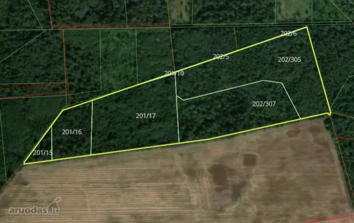 Parduodamas 12,81 ha miškas Kėdainių raj.