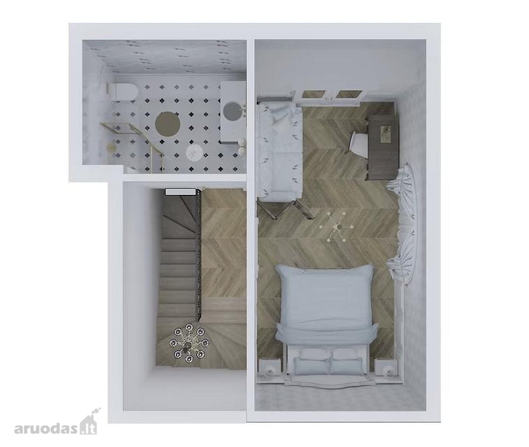 Žilvino 7  dviejų aukštų, 70,75 m² pajūrio - nuotraukos Nr. 15
