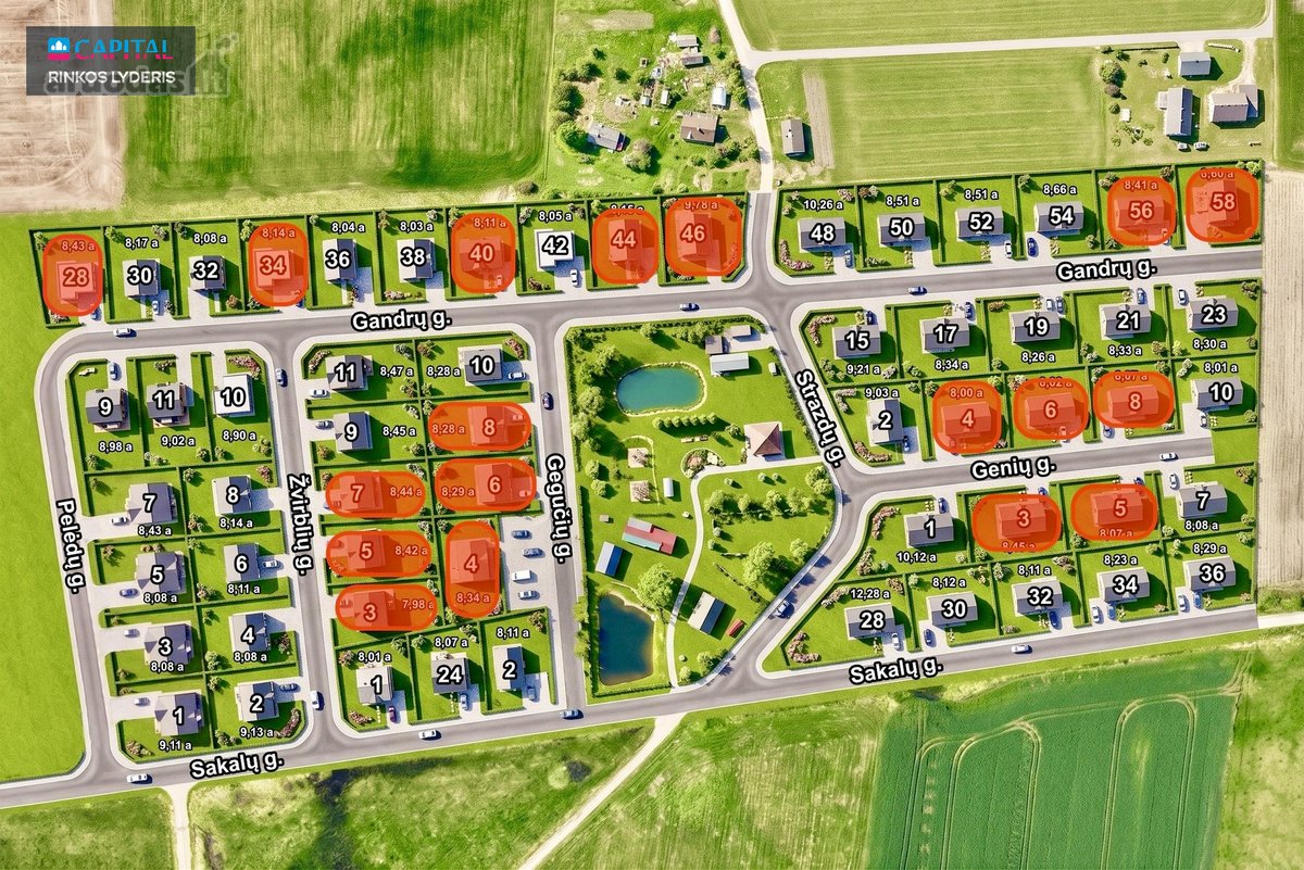 Rezervuota Jau 18 Iš 58 Sklypų!