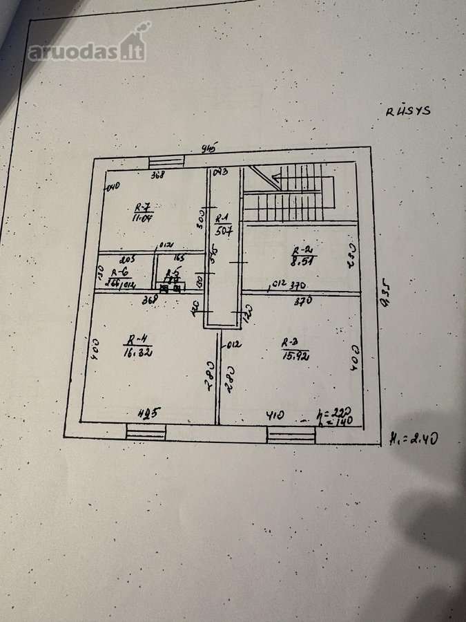 Parduodamas mūrinis namas su 27,88 a sklypu - nuotraukos Nr. 14