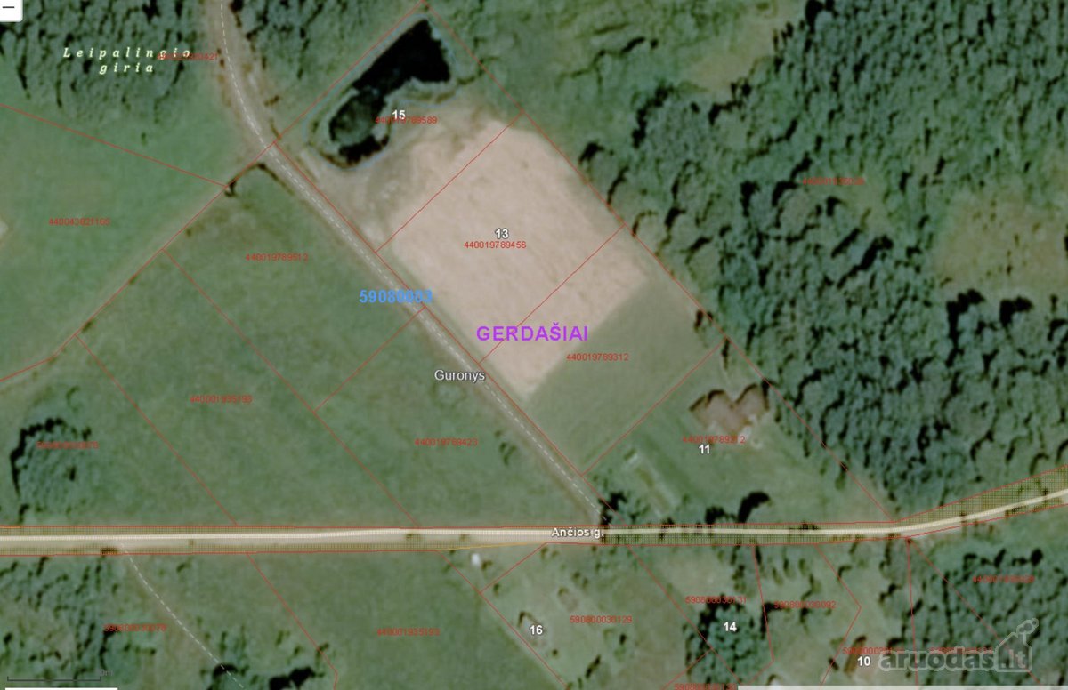 Sklypas prie Ančios ežero, 300m. nuo
