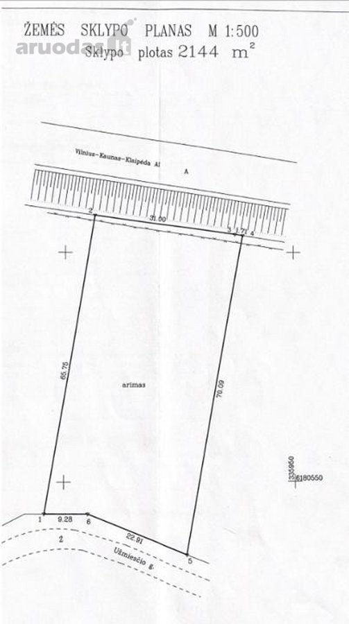 Parduodamas žemės ūkio paskirties sklypas - nuotraukos Nr. 3