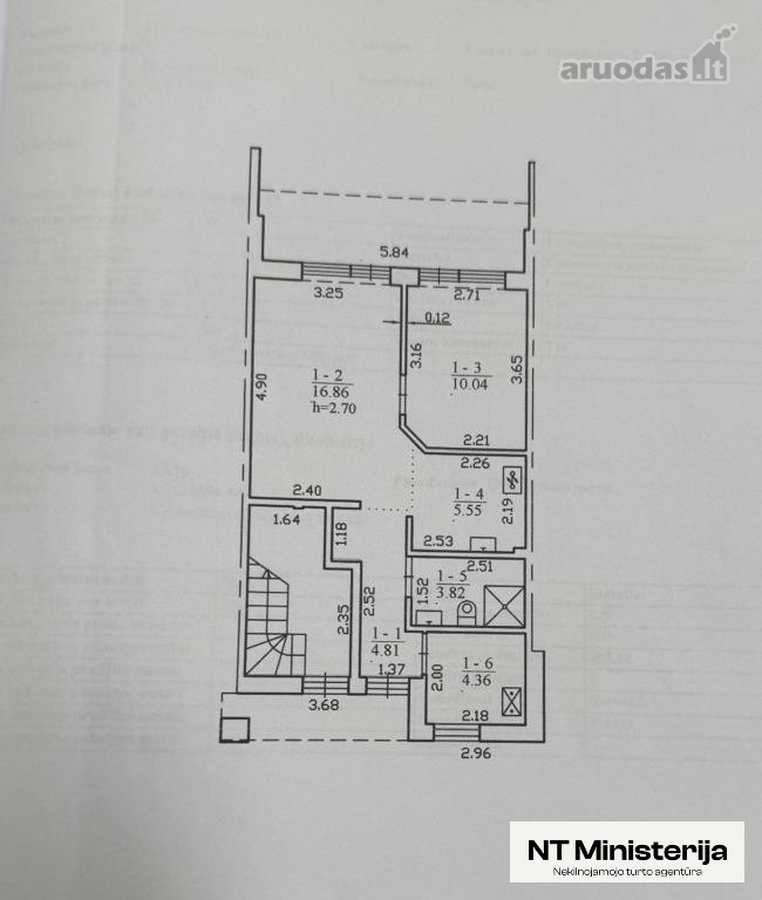 Parduodamas Pilnai Įrengtas 2 Kambarių Butas - nuotraukos Nr. 17