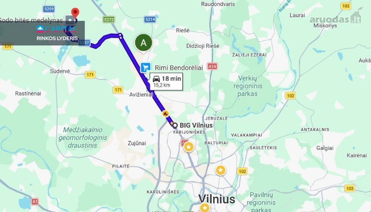 Kampinis 6 arų sklypas Brinkiškėse – brandūs - nuotraukos Nr. 12