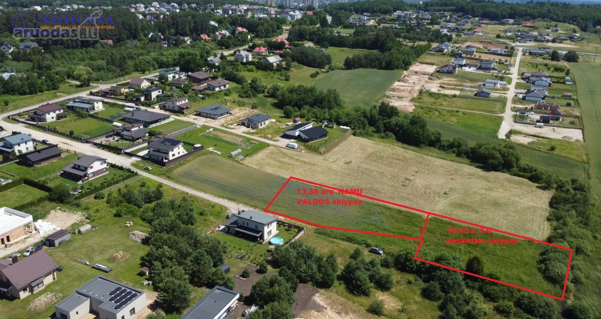 Parduodamas dvigubas sklypas - 32,31 aro