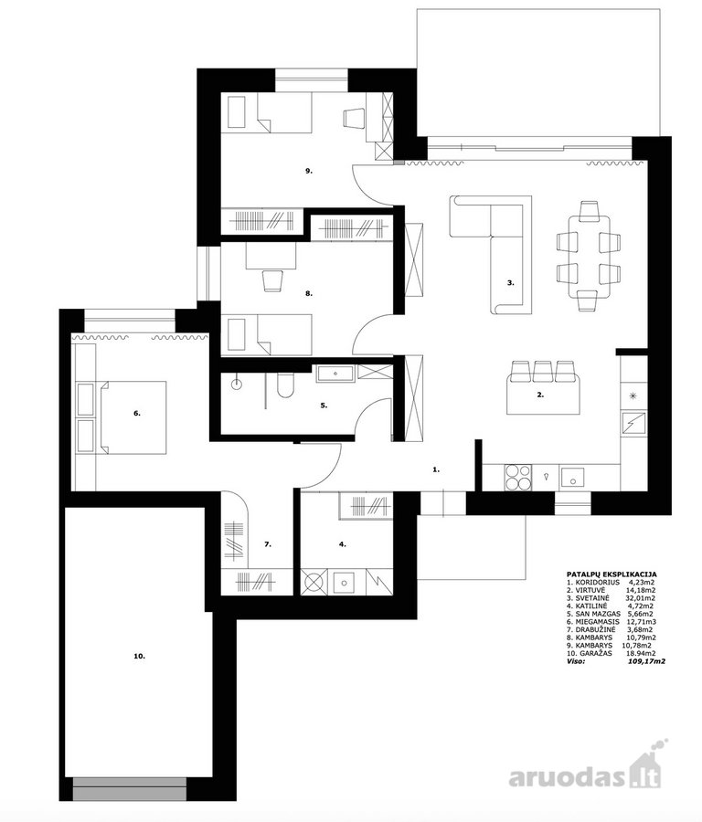  Namas 100 % Baigtumo  - nuotraukos Nr. 8