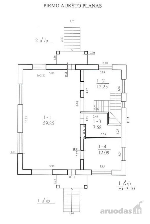Parduodamas erdvus 266 kv. m namas Ožkiniuose - nuotraukos Nr. 19