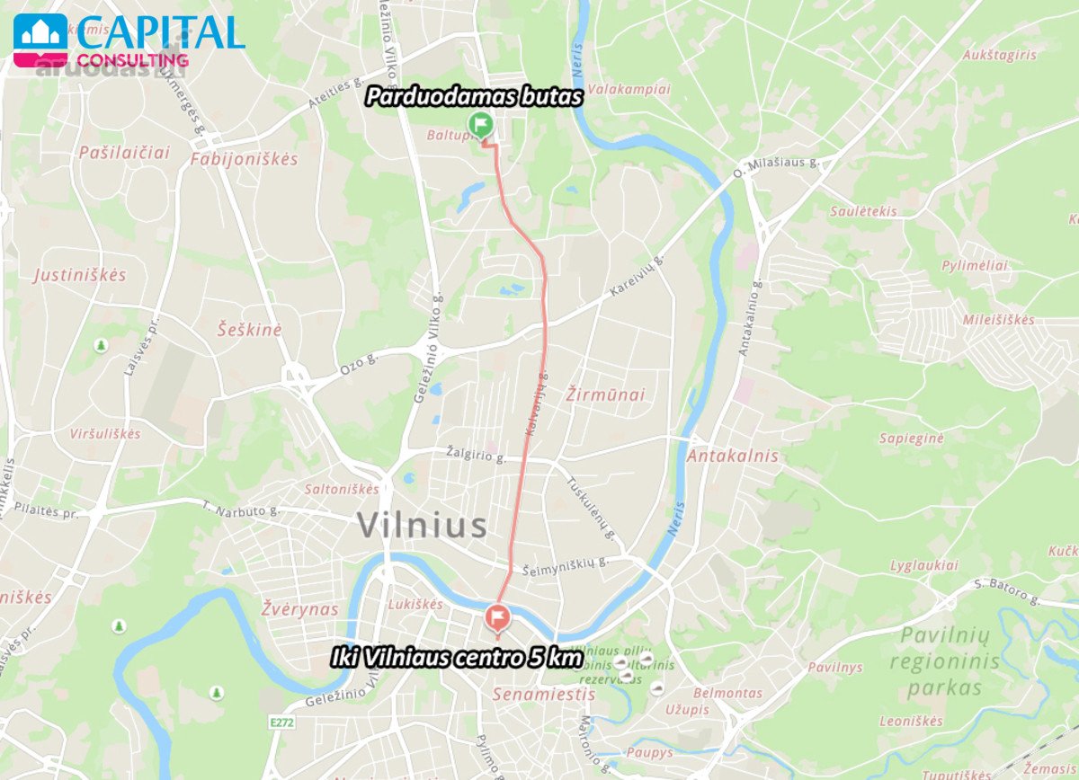 Šalia Verkių Regioninio Parko - Parduodamas - nuotraukos Nr. 33