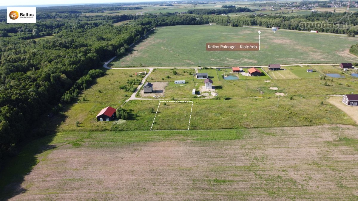 Svajonių sklypas prie jūros: ramybė, miškas