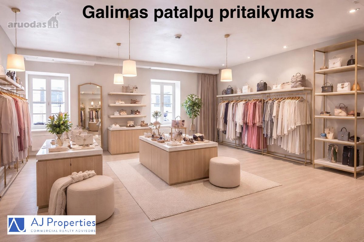 Nuomojamos komercinės patalpos Vilniaus