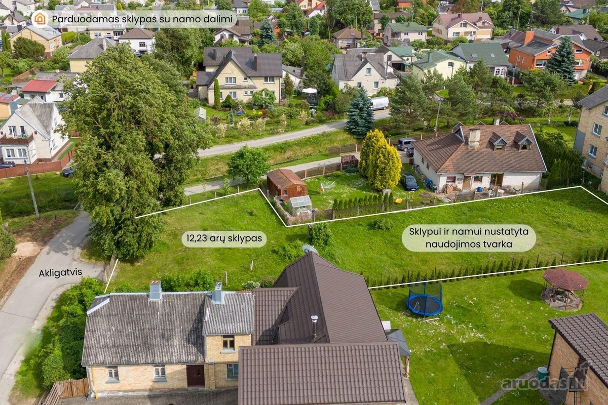 Parduodamas sklypas su namo dalimi Šiauliuose - nuotraukos Nr. 5