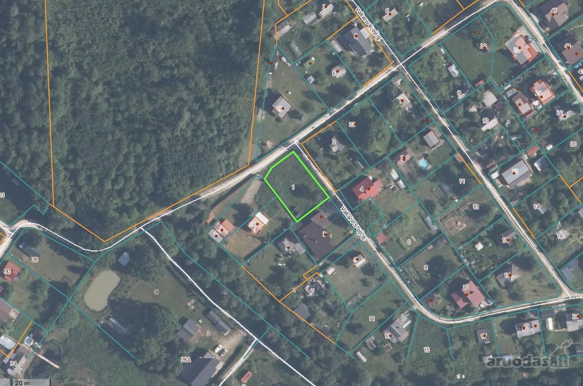 Taisyklingos formos sodo sklypas - nuotraukos Nr. 2