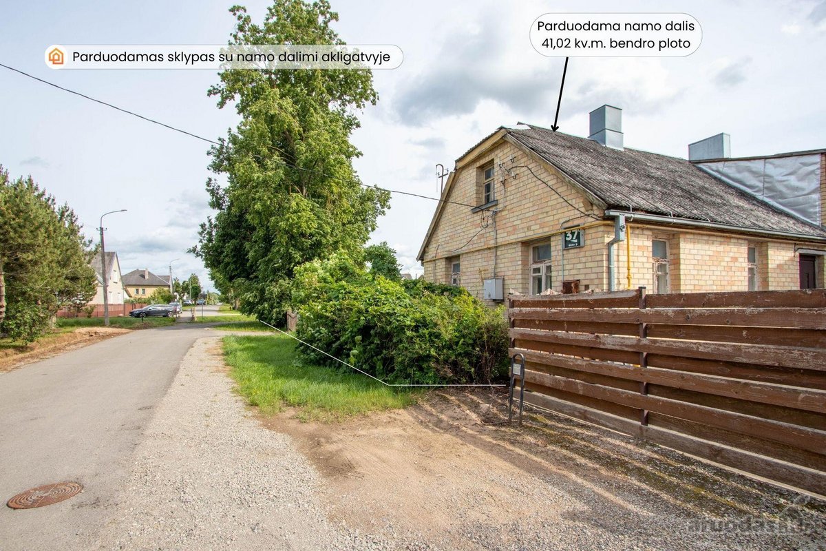 Parduodamas sklypas su namo dalimi Šiauliuose - nuotraukos Nr. 16