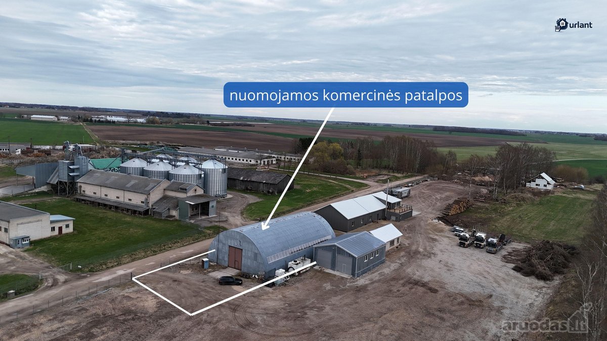 Išnuomojamas 540 kv. m. komercinės patalpos