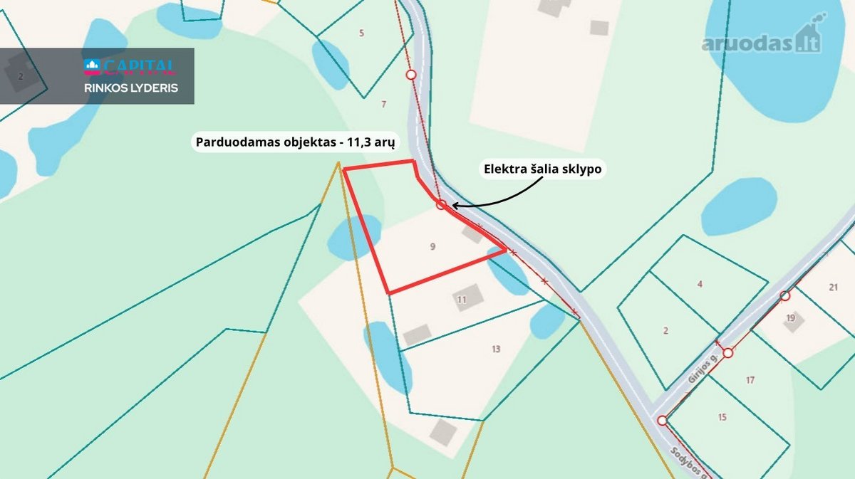 Parduodamas 11,3 arų sklypas Šepečių k., - nuotraukos Nr. 7