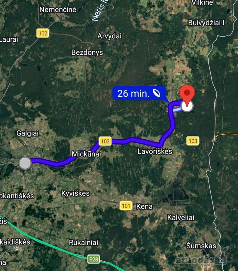 Parduodami Du Besiribojantys Sklypai Puntūzų - nuotraukos Nr. 7