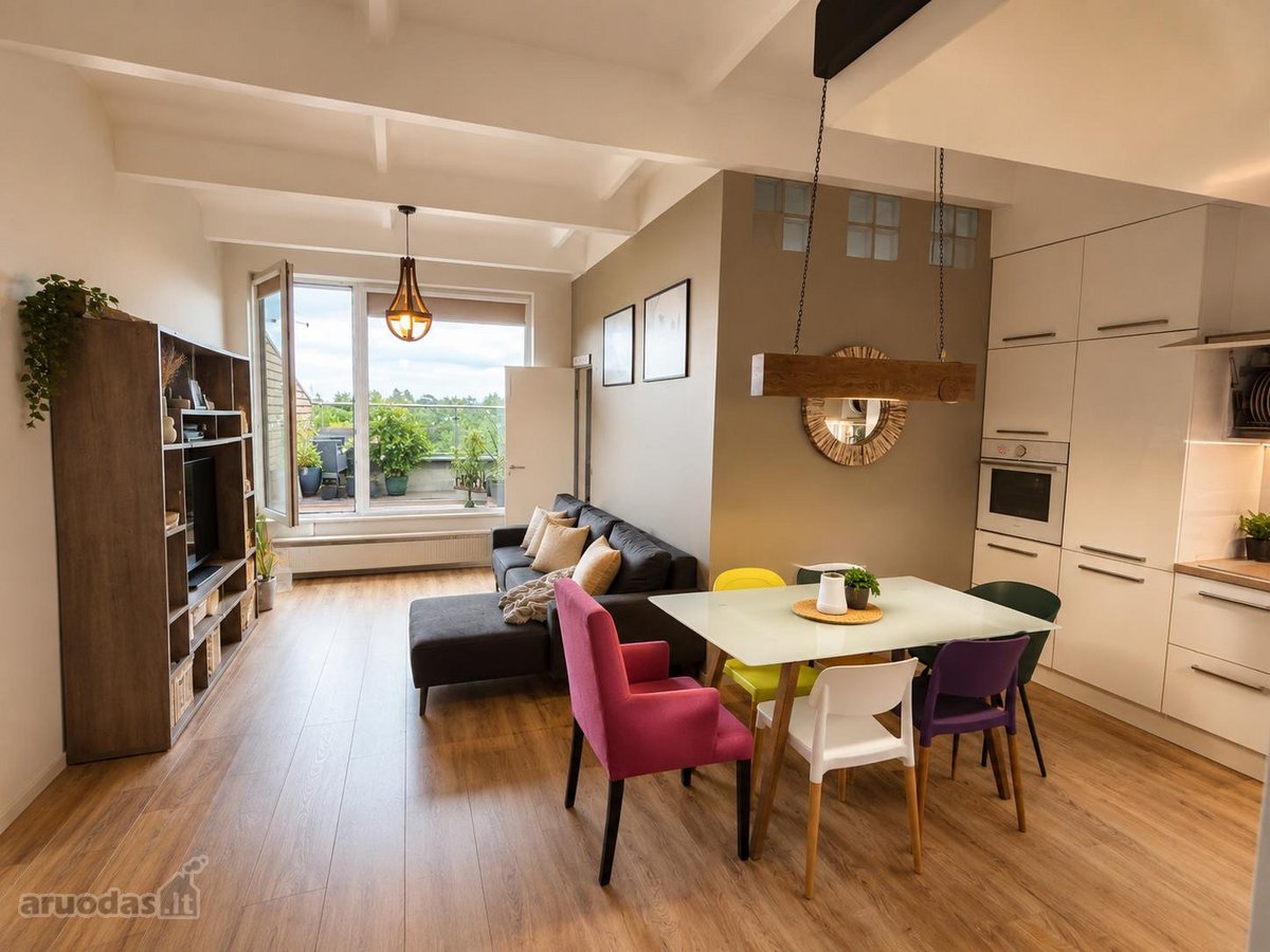 62 m² loftas su 35 m² terasa ir vaizdu į - nuotraukos Nr. 2