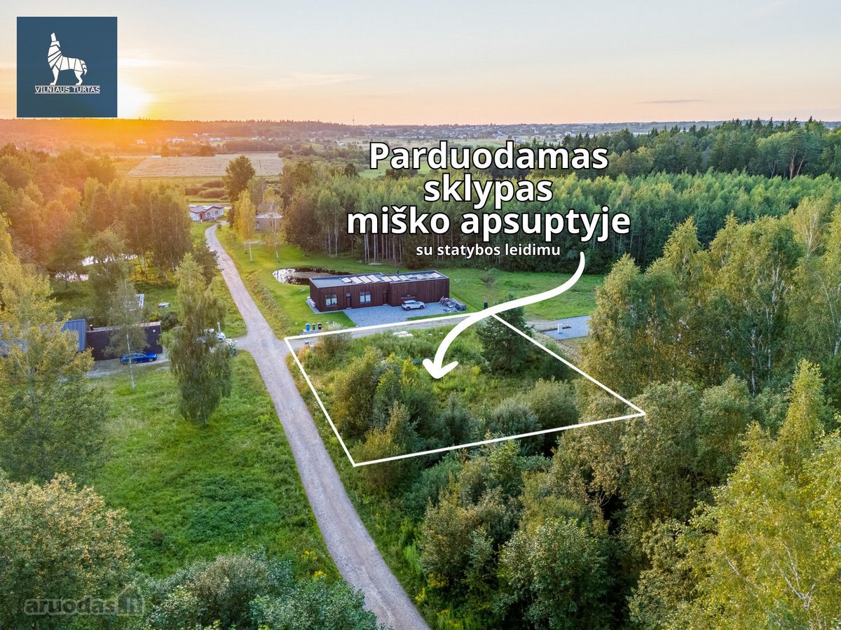 Parduodamas namų valdos sklypas privačioje
