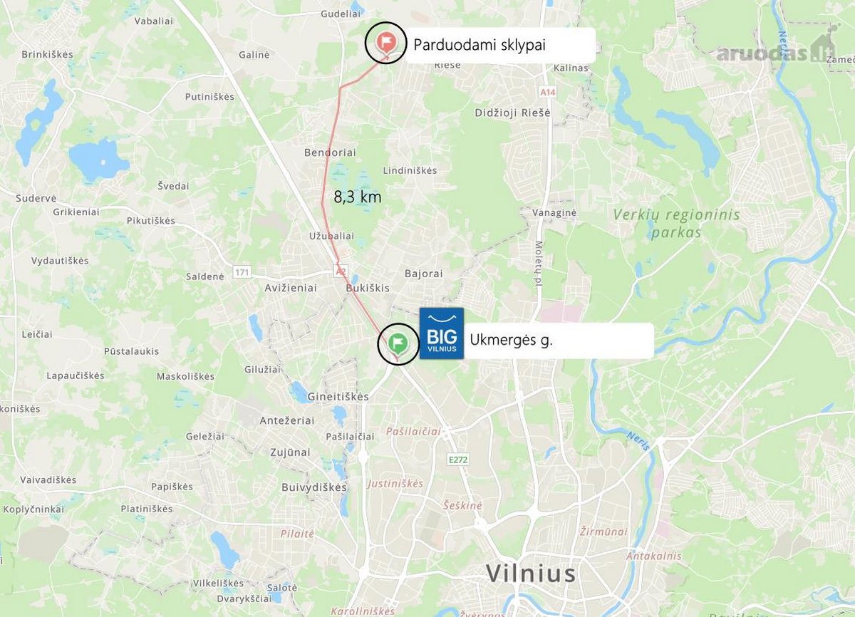 Parduodami Du Besiribojantys Sklypai Riešėje - nuotraukos Nr. 14