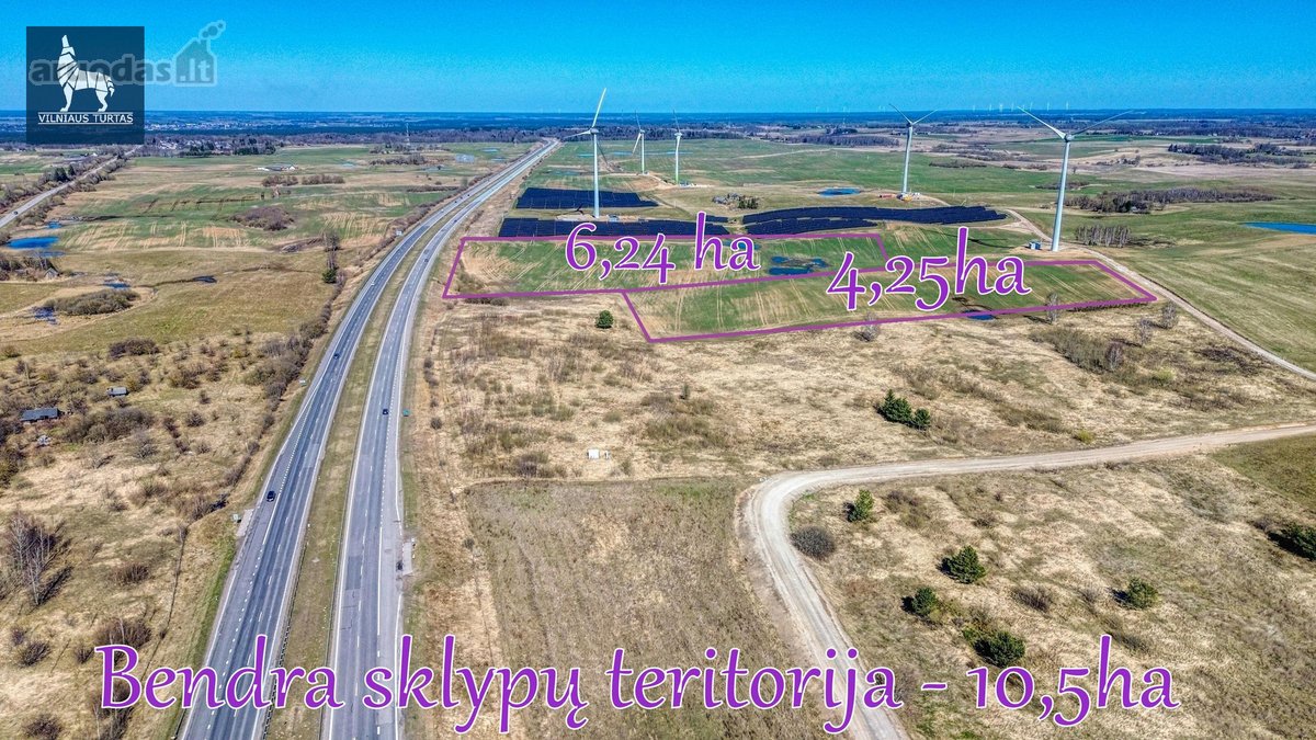 Parduodami du su automagistrale A2 Vilnius - nuotraukos Nr. 2