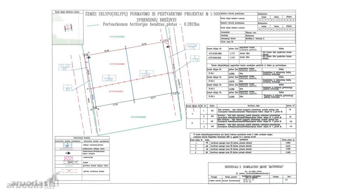 Parduodami 2 žemės sklypai 0,1260 ha ir 0 - nuotraukos Nr. 2