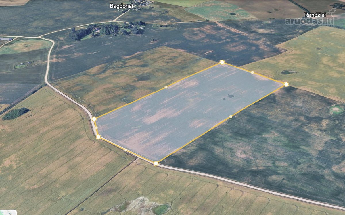 Parduodamas 11,17 ha žemės ūkio paskirties