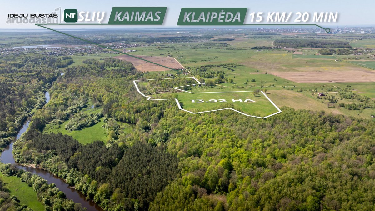 Parduodamas 13,92 Ha Sklypas Prie Minijos - nuotraukos Nr. 3