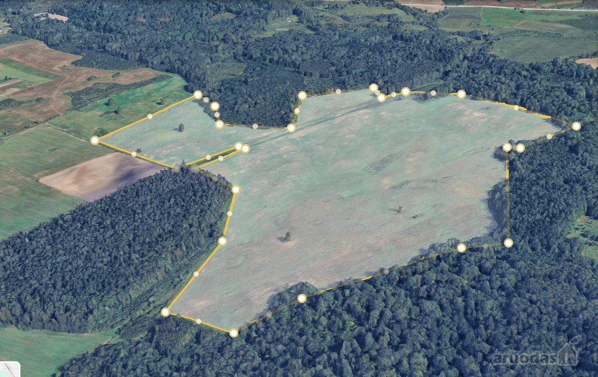 Parduodama 39,4713 ha žemės ūkio paskirties