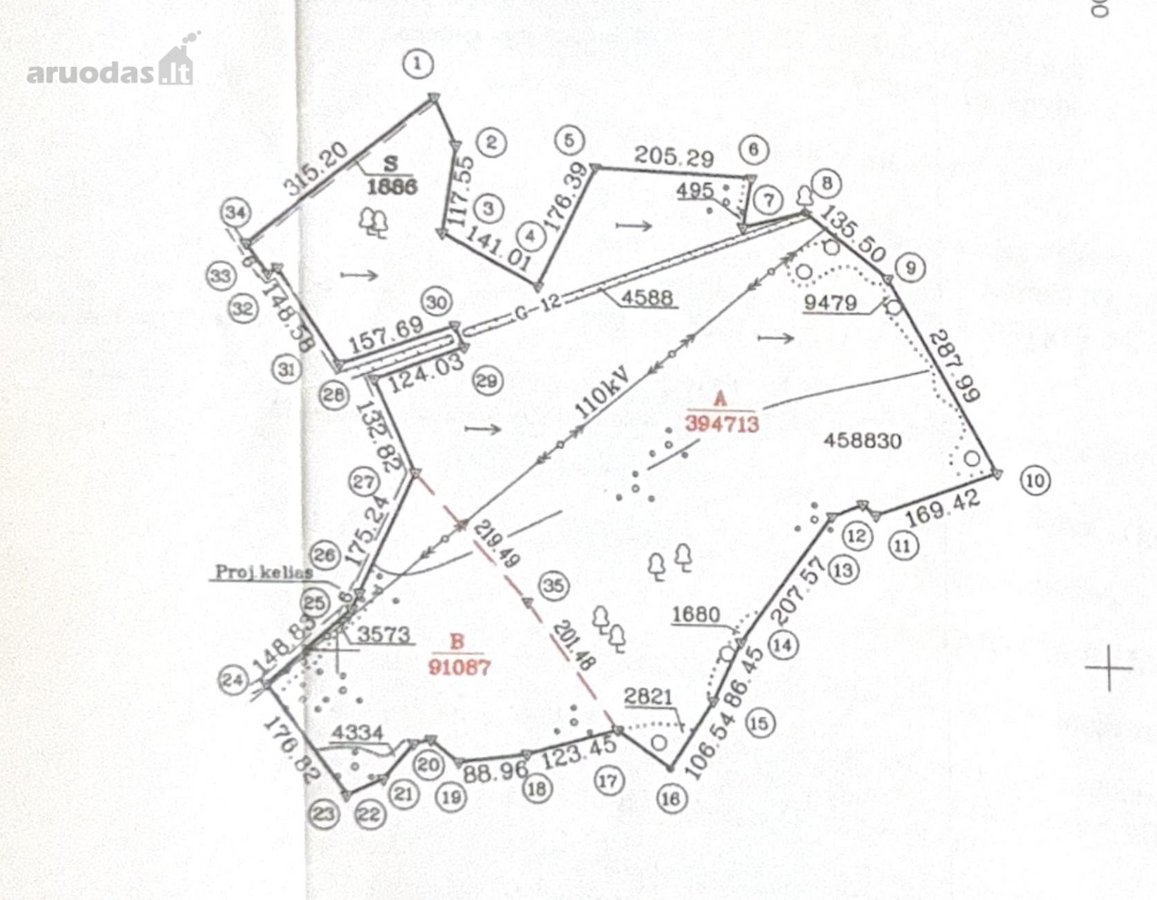 Parduodama 39,4713 ha žemės ūkio paskirties - nuotraukos Nr. 3
