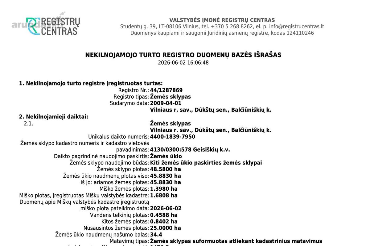 Parduodama 39,4713 ha žemės ūkio paskirties - nuotraukos Nr. 5