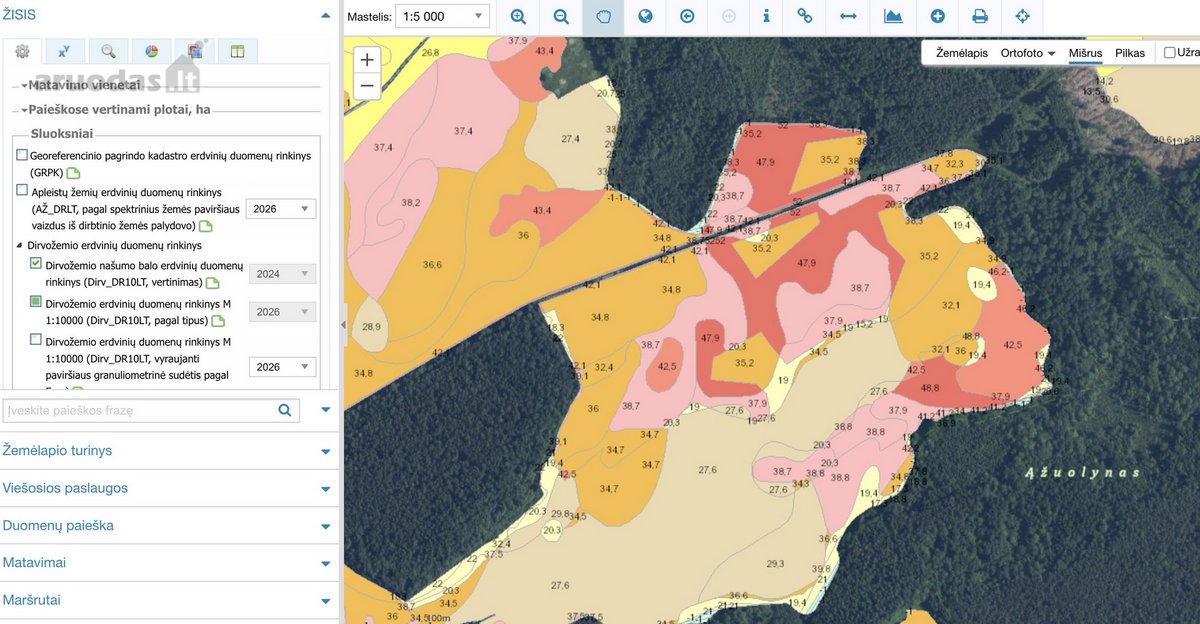 Parduodama 39,4713 ha žemės ūkio paskirties - nuotraukos Nr. 4