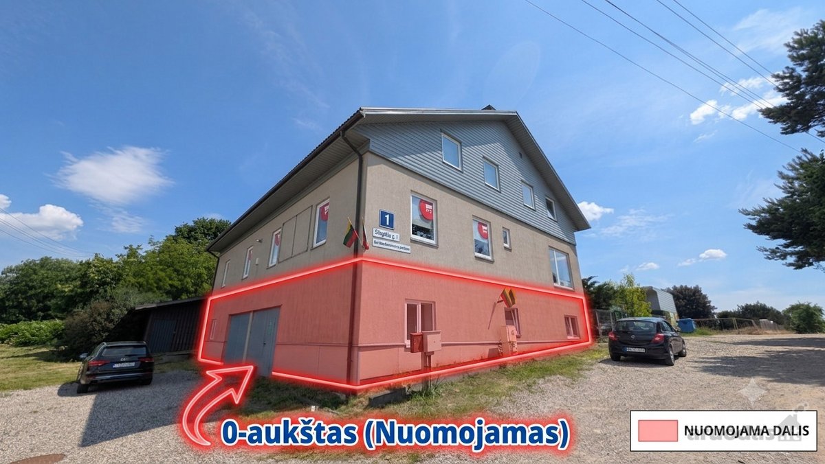 Išnuomuojamos patalpos 0 aukšte , Aleksote,