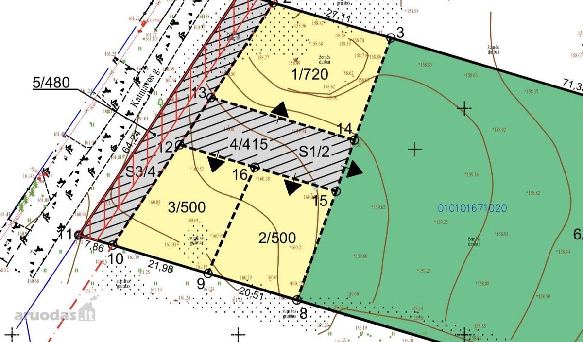 Parduodami 2 sklypai po 5a (kaina 105 000€ uz - nuotraukos Nr. 2