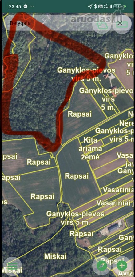 Parduodamas 6.83 ha žemės ūkio paskirties - nuotraukos Nr. 3
