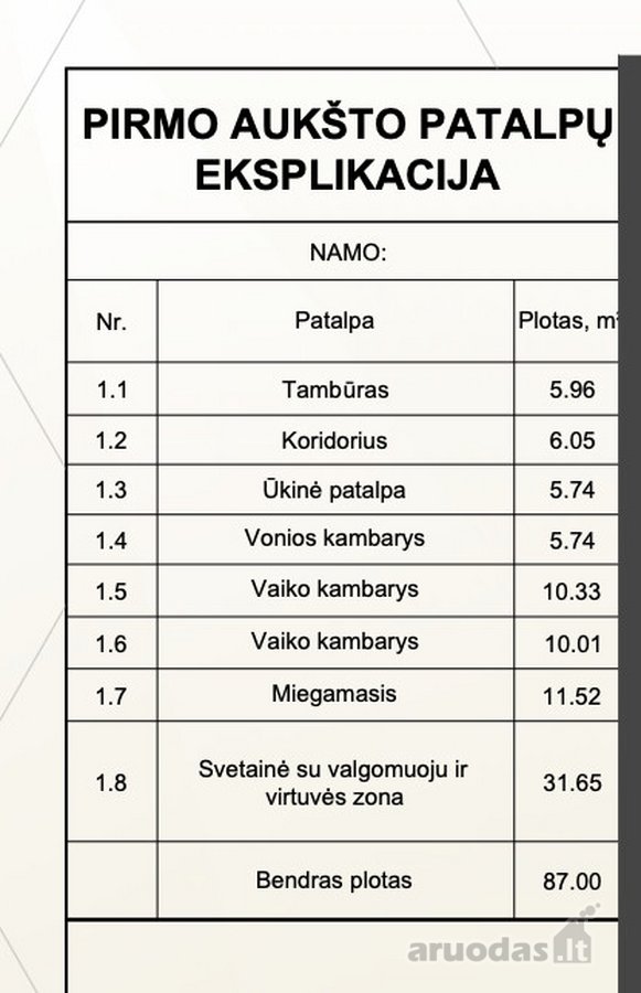 Parduodamas 88 kv. m vieno aukšto namas su 6 - nuotraukos Nr. 7